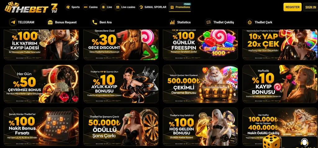 TheBet - Online Spor Bahisleri ve Slot Oyunları 3 TheBet Promosyonlar